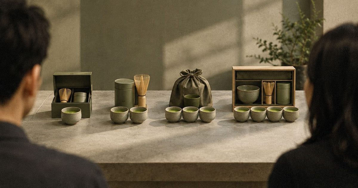 Matcha gifts ranked by how many cups they make
