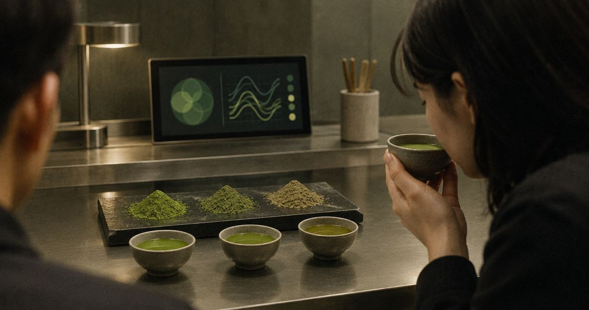 Recognising stale matcha powder by aroma and taste