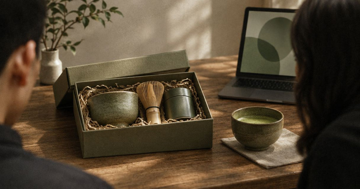 A matcha gift for someone who has not made matcha before