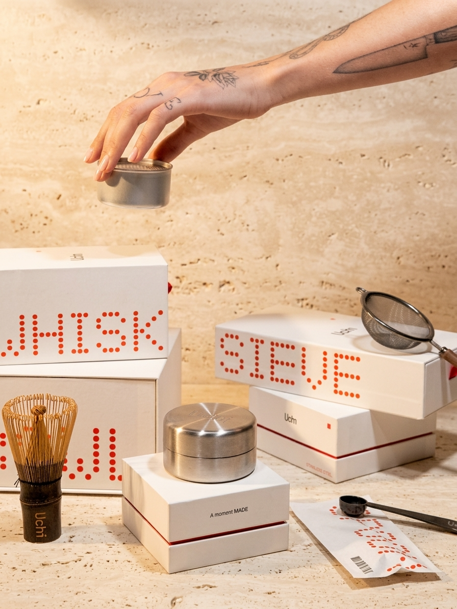 Matcha starter kit, in gift packaging for matcha lovers