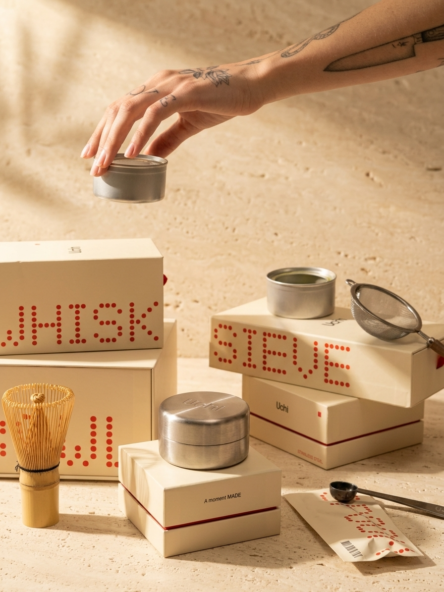 matcha starter kit with gifting packaging