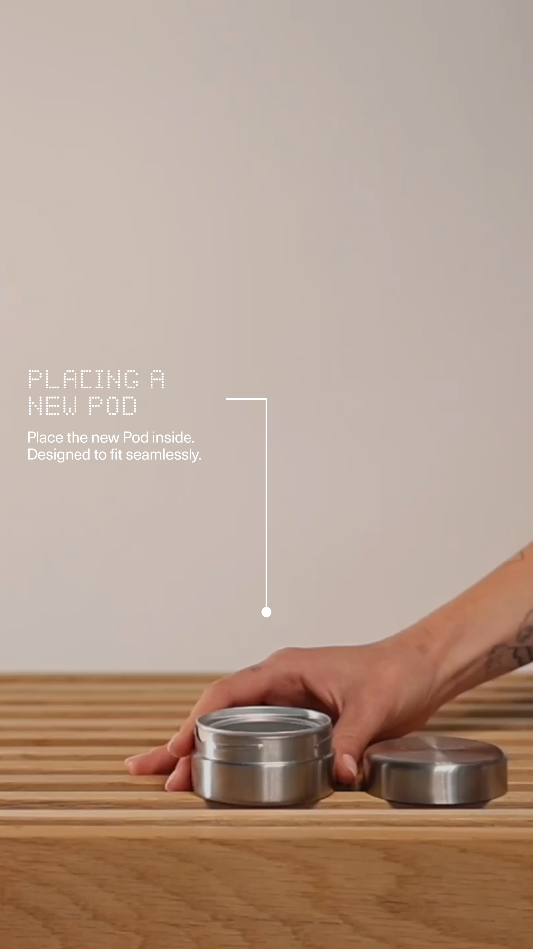 Replacing an empty Uchi Pod with a new one